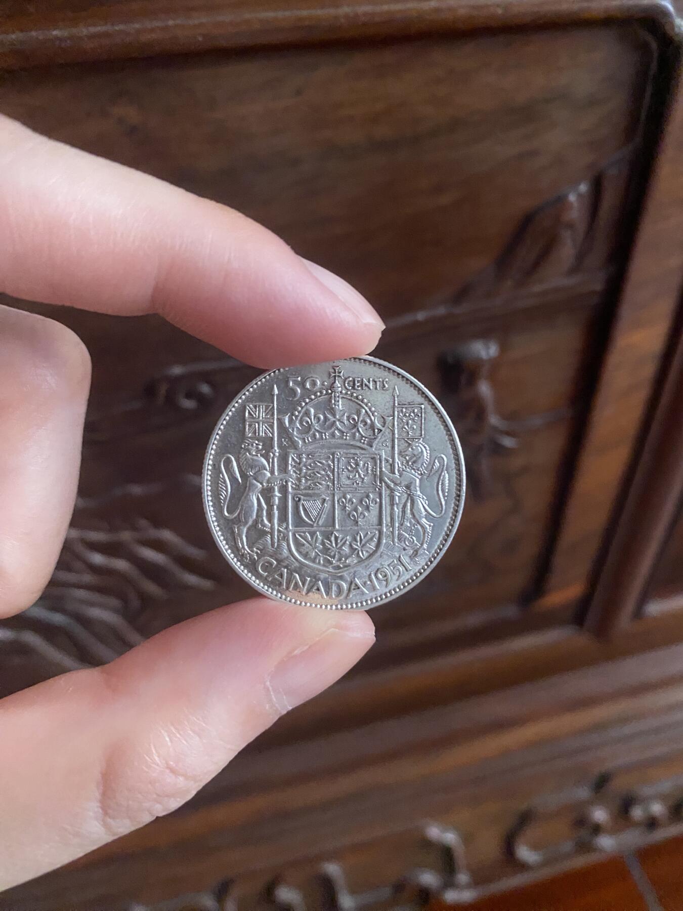 最近捡漏的几枚美洲银币💰