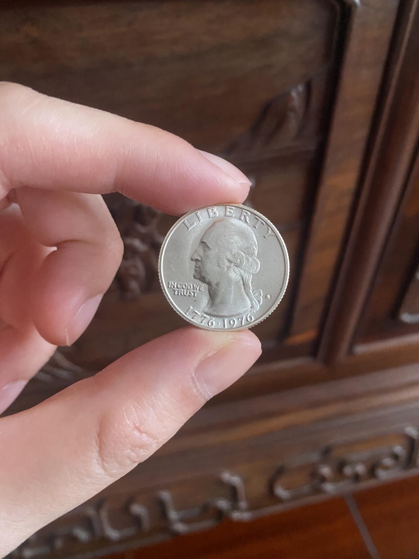 最近捡漏的几枚美洲银币💰