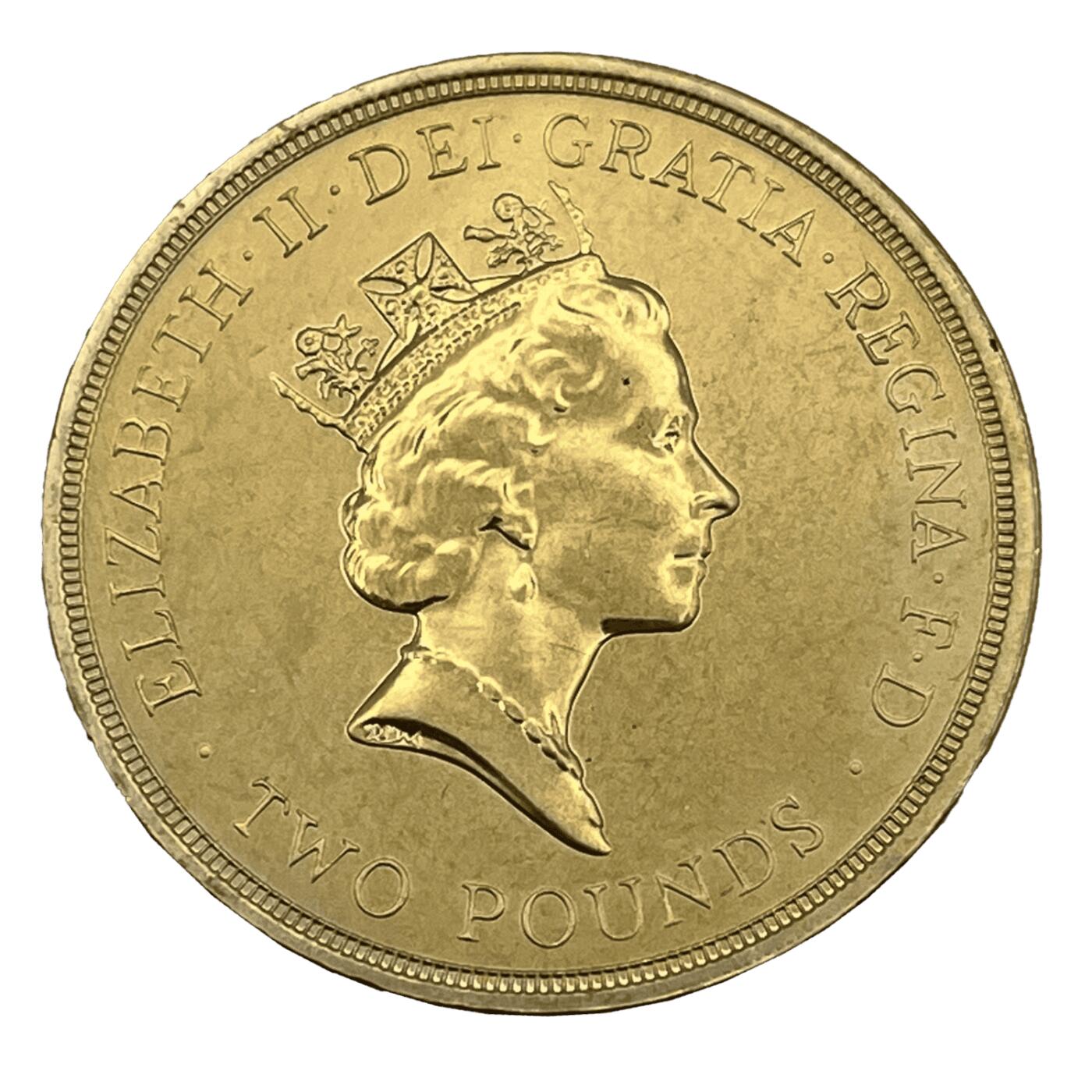 英国2英镑 纪念****法案300周年