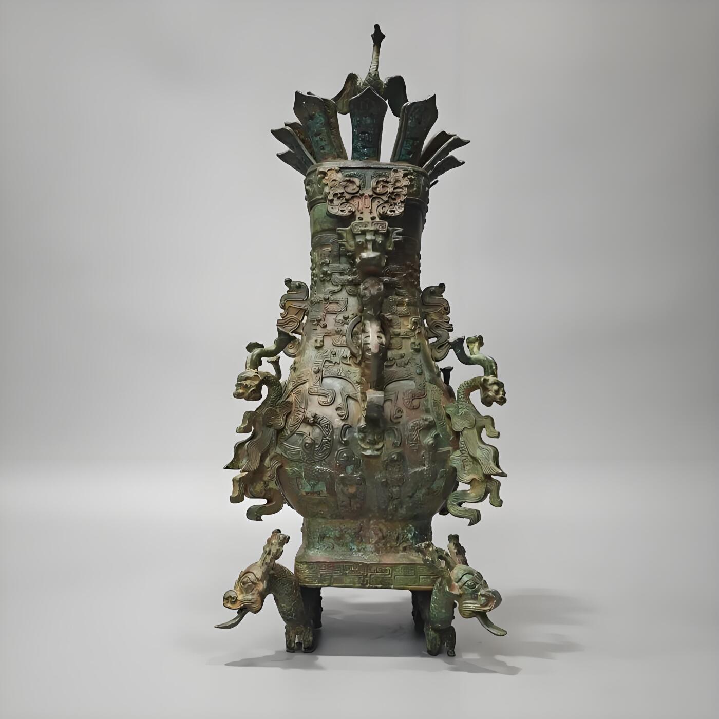 青铜瑰宝—莲鹤方壶