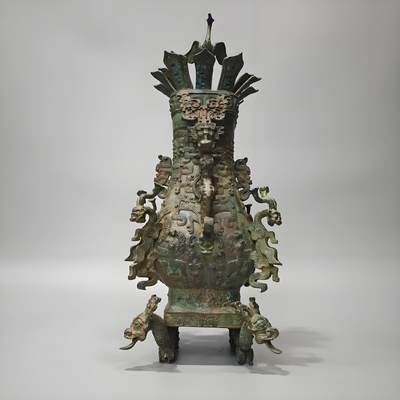 青铜瑰宝—莲鹤方壶