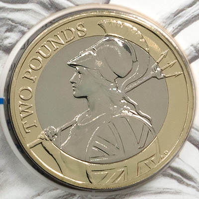 英国硬币上的女神是什么？