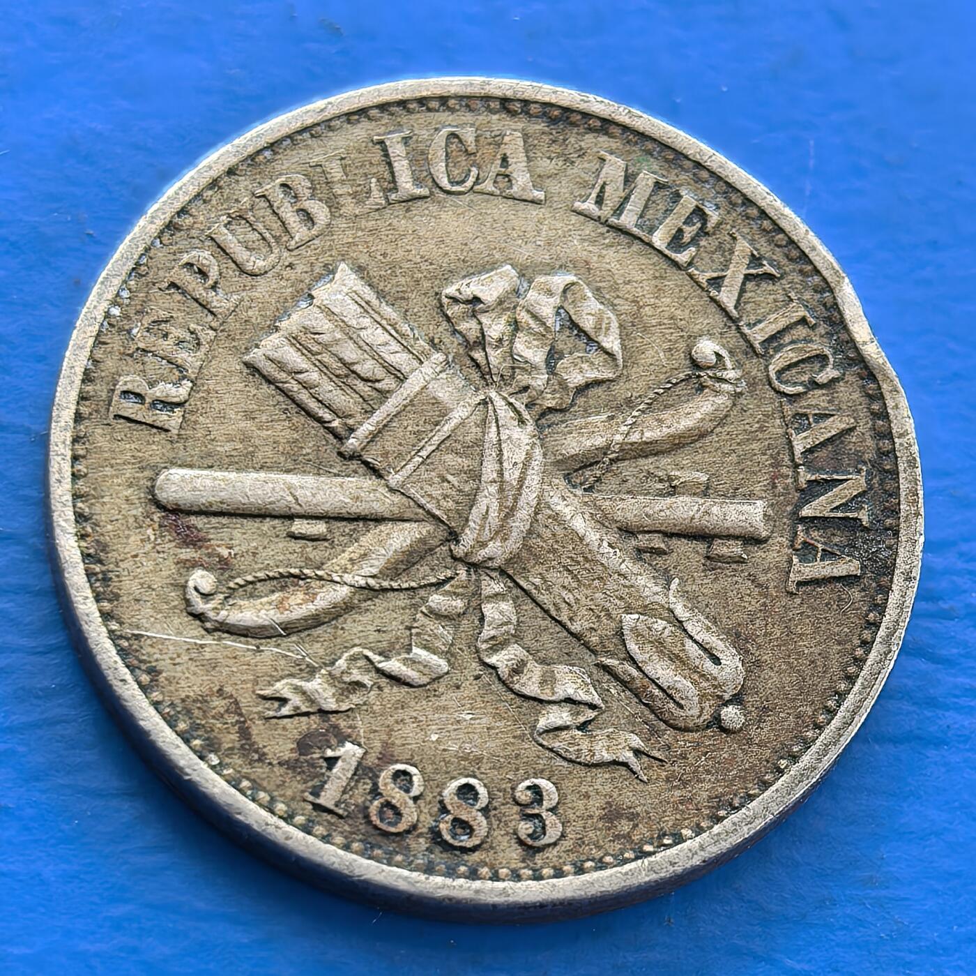 墨西哥1883年2分