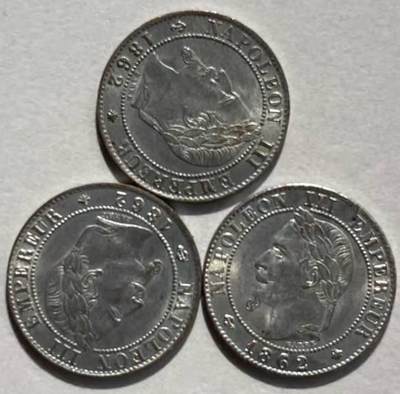 冲积分-拿破仑1分铜币