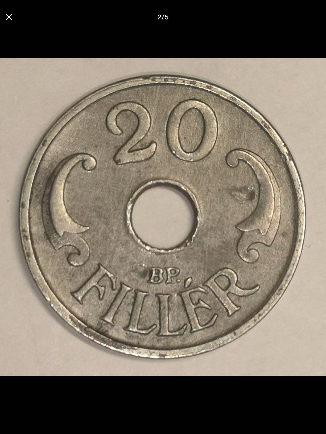 匈牙利的中孔机制币