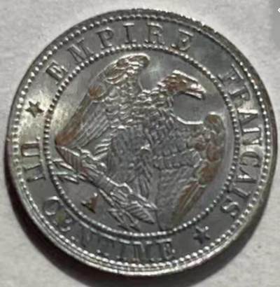 冲积分-拿破仑1分铜币