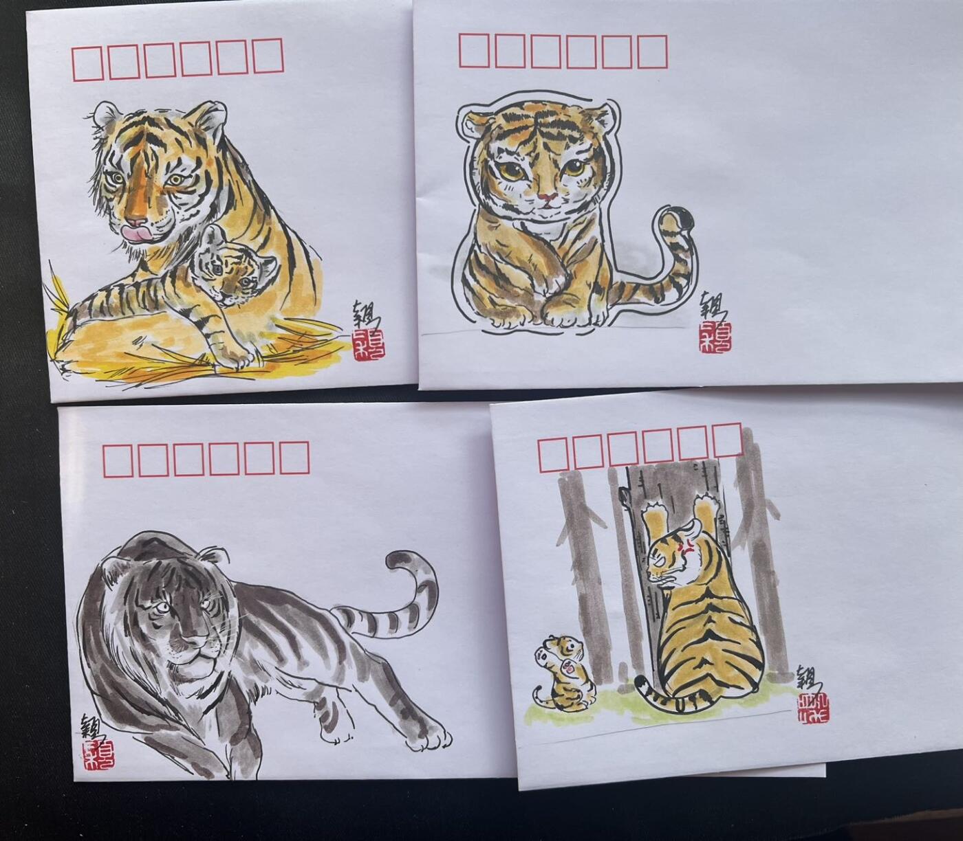 【心手绘】虎年手绘封
