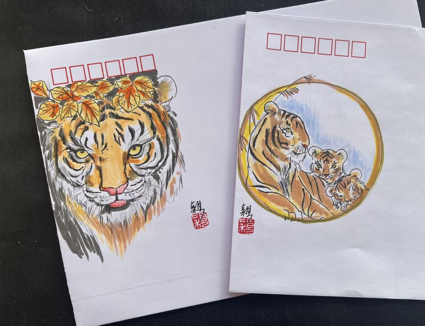 【心手绘】虎年手绘封