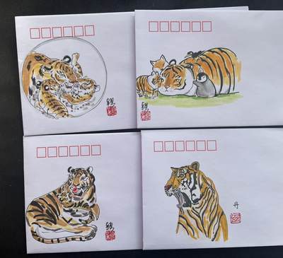 【心手绘】虎年手绘封