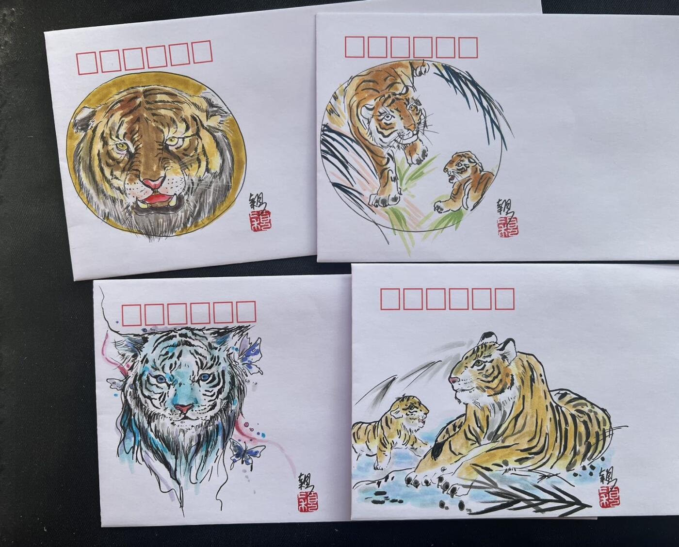 【心手绘】虎年手绘封