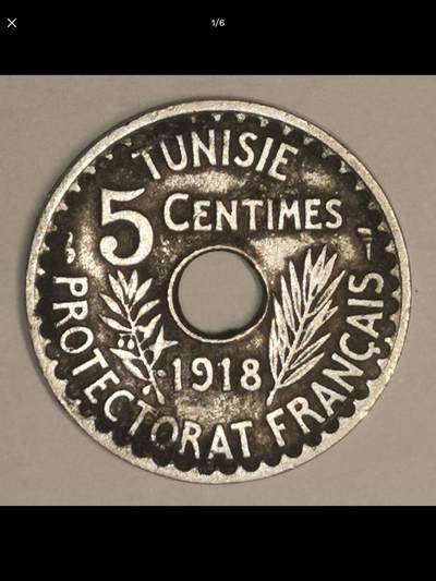 突尼斯的中孔机制币