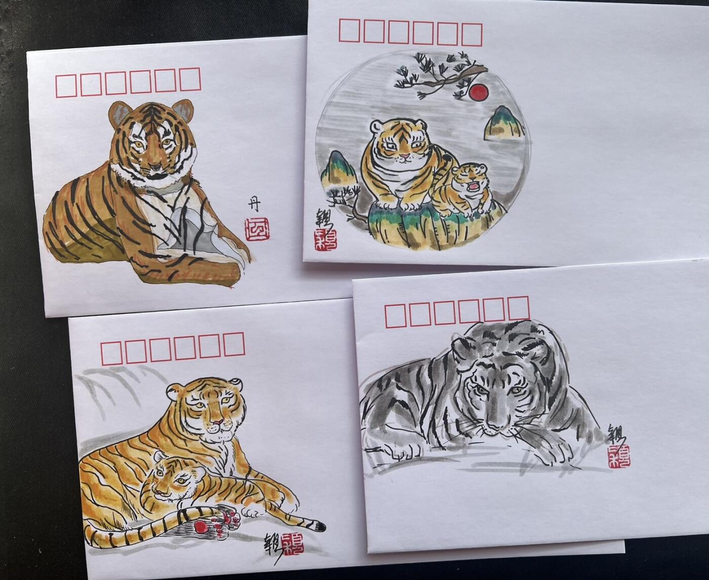 【心手绘】虎年手绘封