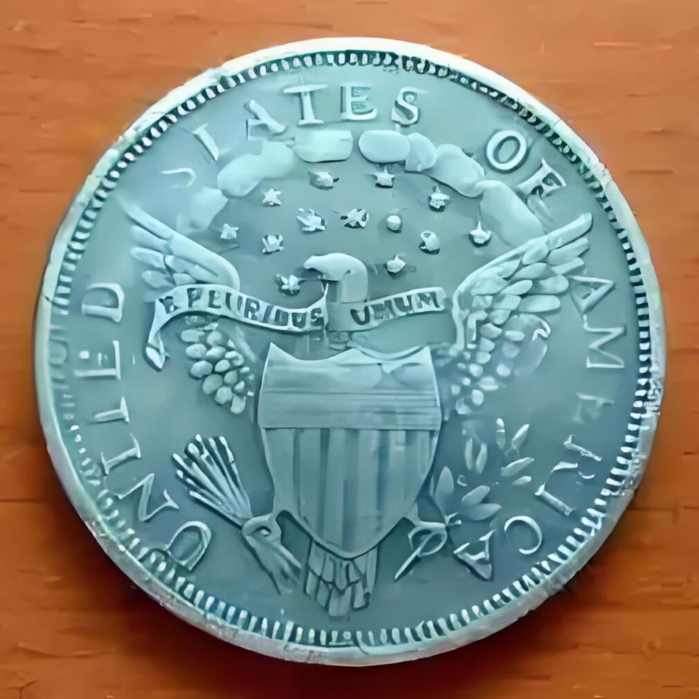 世界十大天价钱币之1804年波浪头像1美元银元