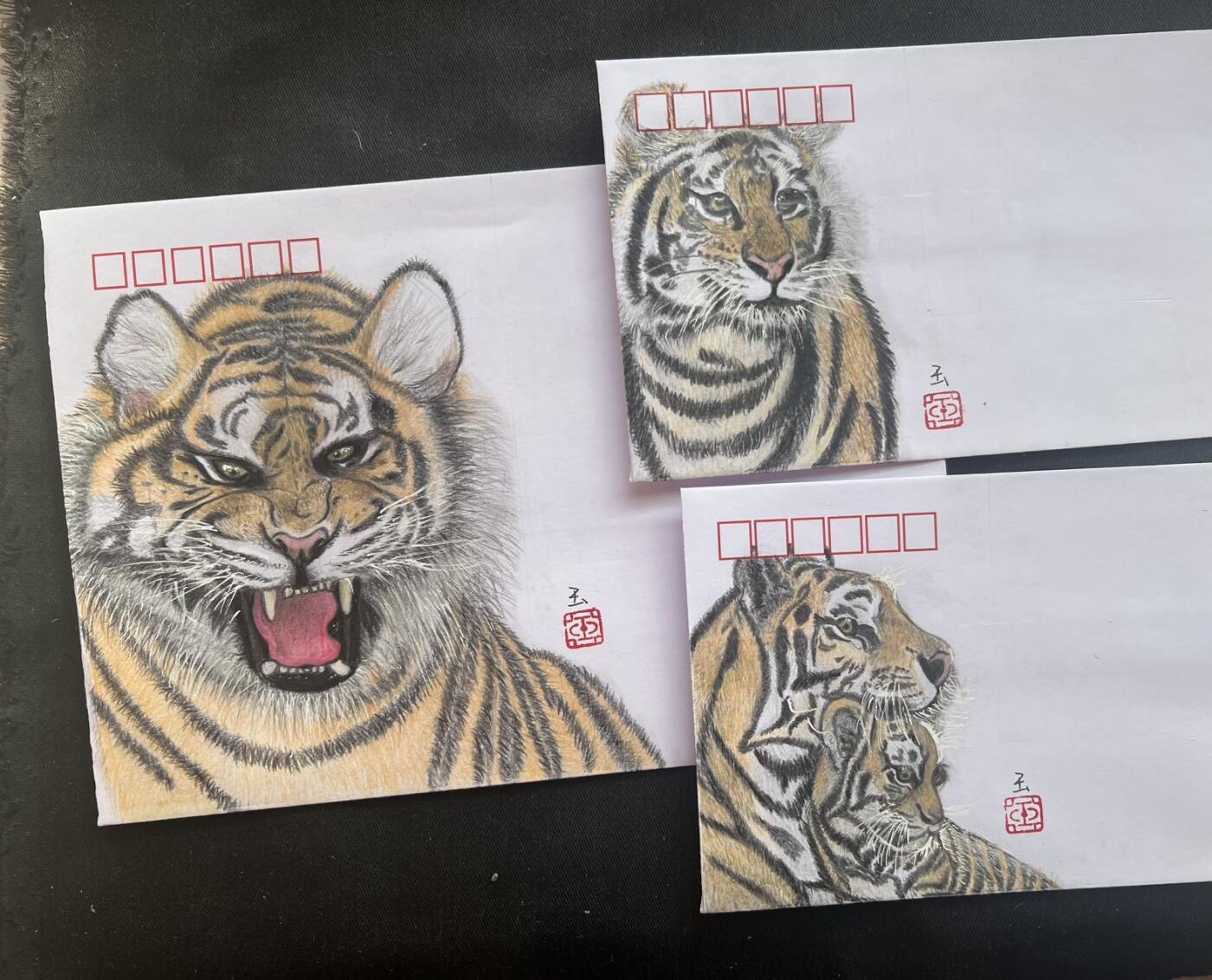【心手绘】虎年手绘封