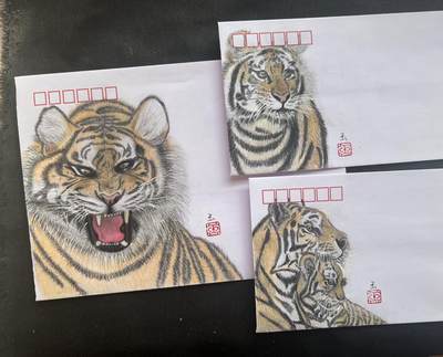 【心手绘】虎年手绘封