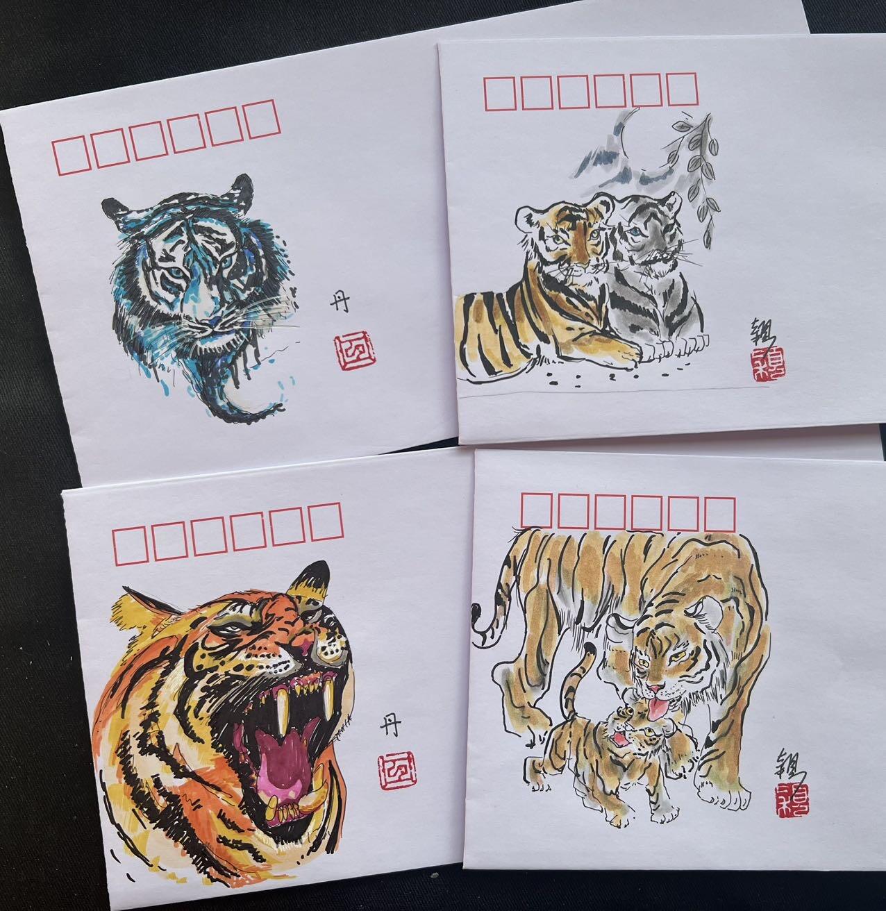 【心手绘】虎年手绘封