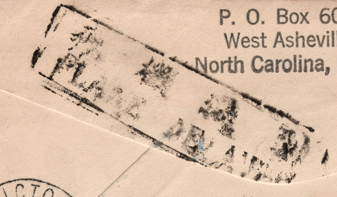 #中国飞剪首航封 1937年中美通航“中国飞剪”首航封旧金山寄泰安小地方返航封