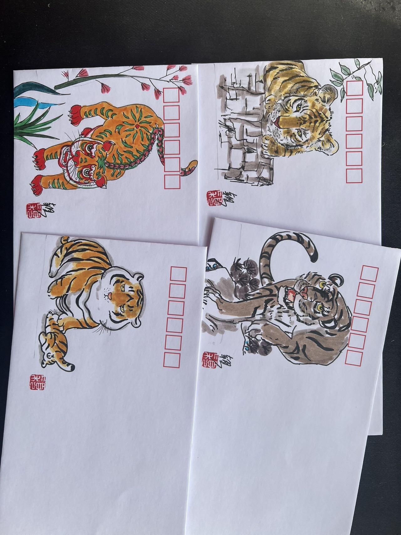 【心手绘】虎年手绘封