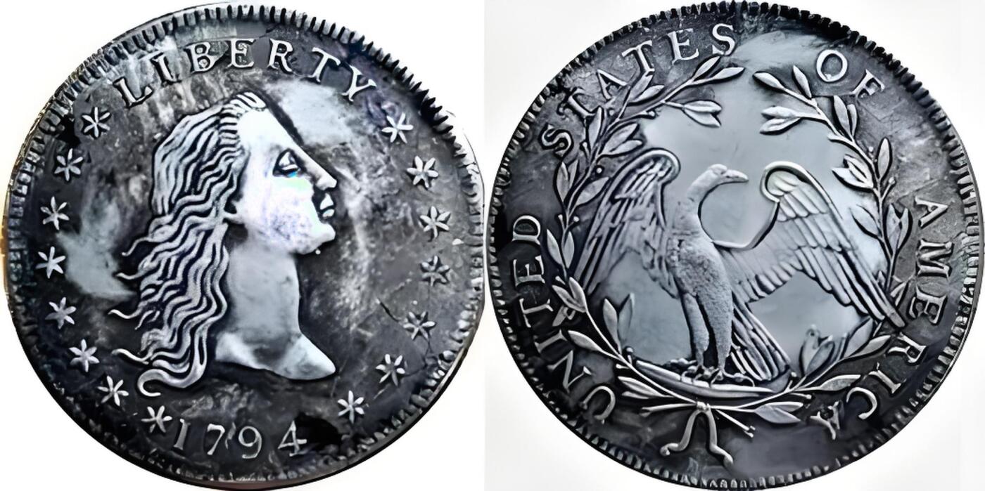 世界十大天价钱币之1794年流浪者银元