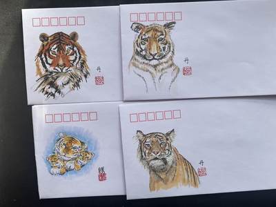 【心手绘】虎年手绘封