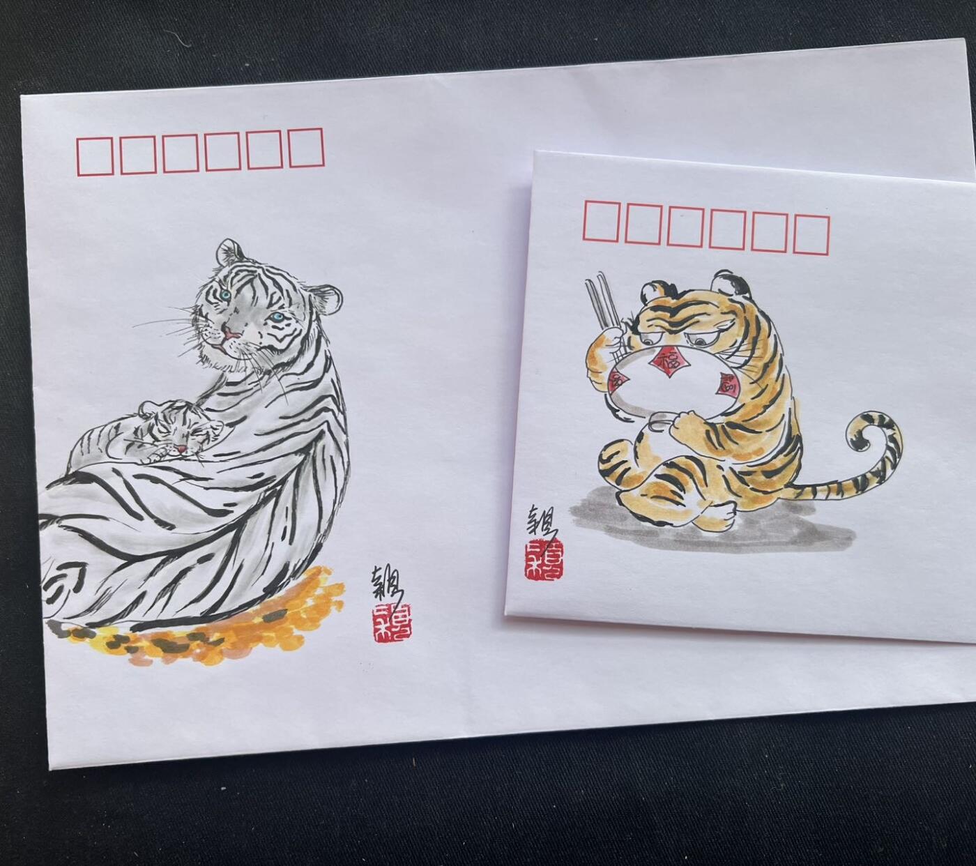 【心手绘】虎年手绘封