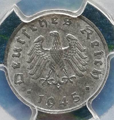 帝国的黄昏 拔毛鹰 1 5 10芬尼 盟军占领期间 锌币