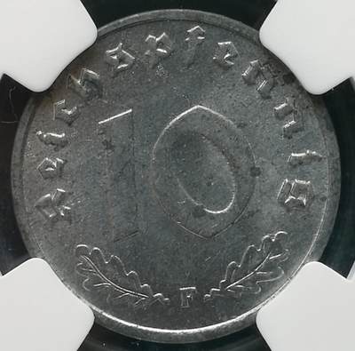 帝国的黄昏 拔毛鹰 1 5 10芬尼 盟军占领期间 锌币