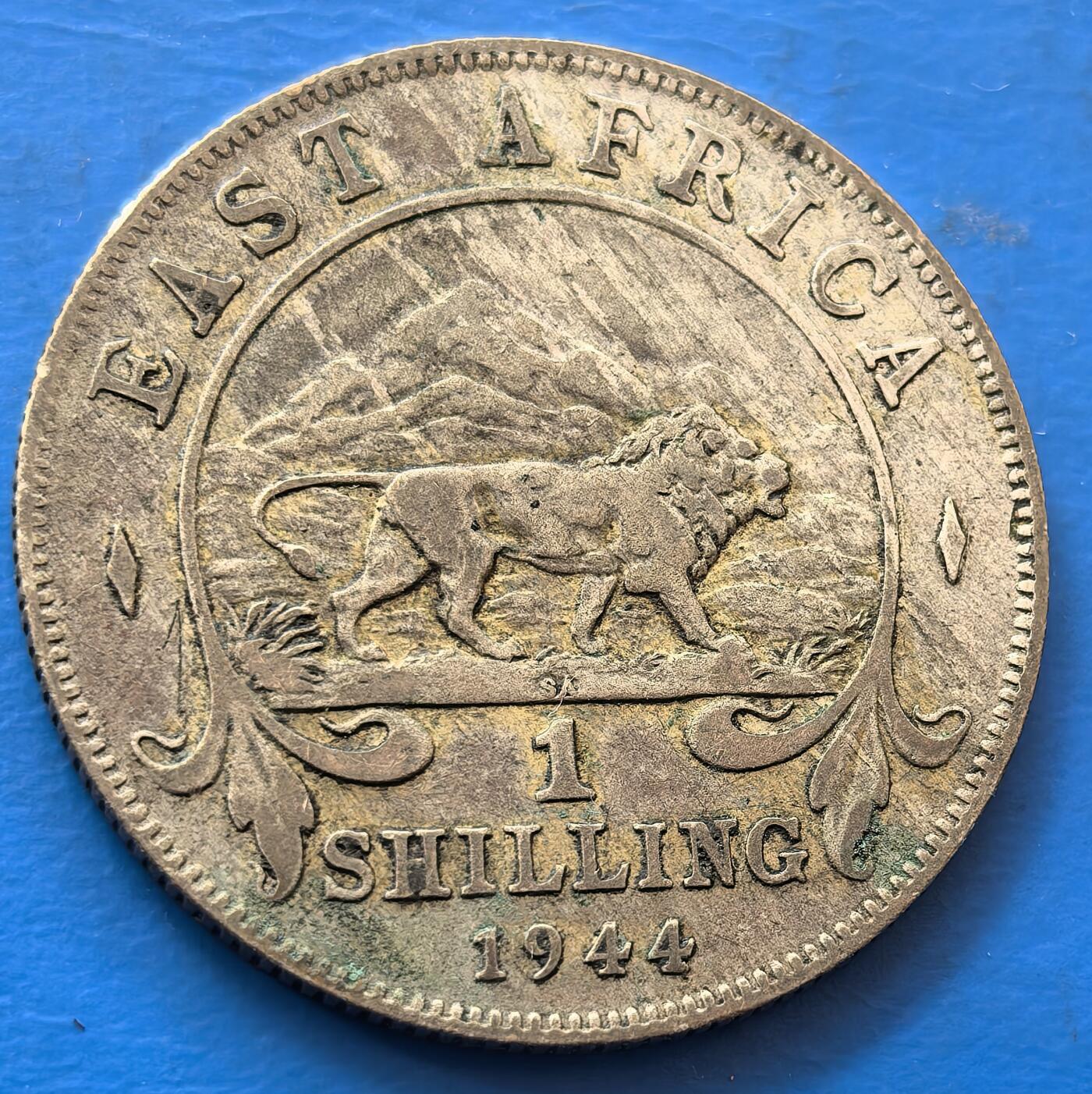 英属东非1944年1先令银币