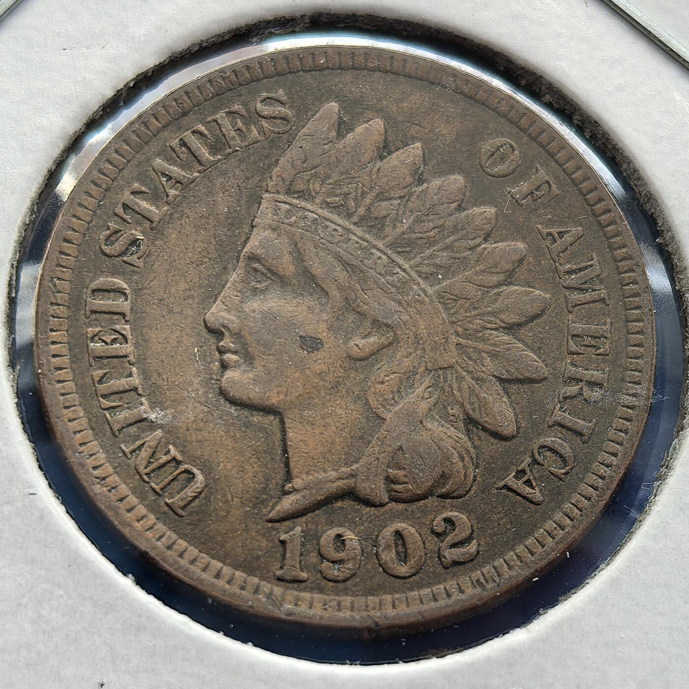 美国1902年印第安纳壹分