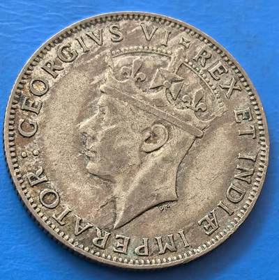 英属东非1944年1先令银币