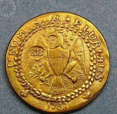 世界十大天价钱币之1787年布拉舍达布隆金币