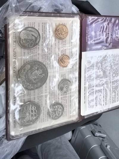 冲积分-新西兰50周年纪念币套币