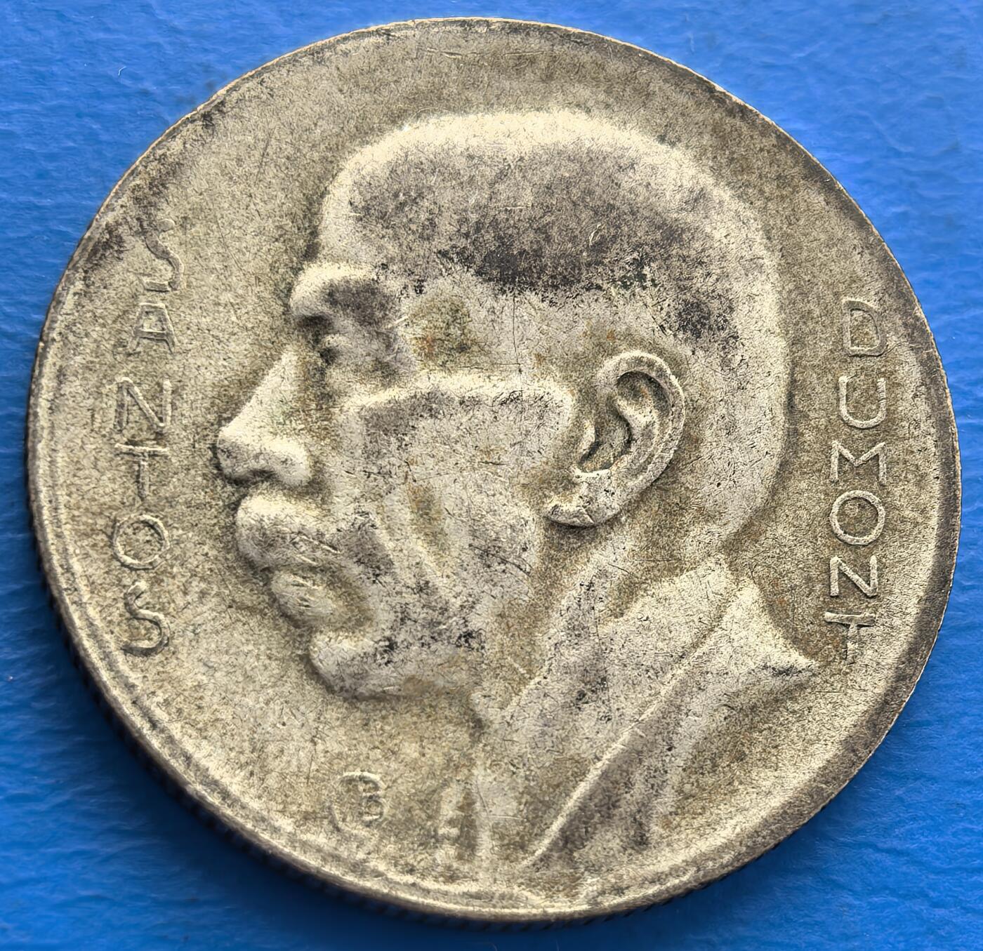 巴西1938年5000瑞斯银币