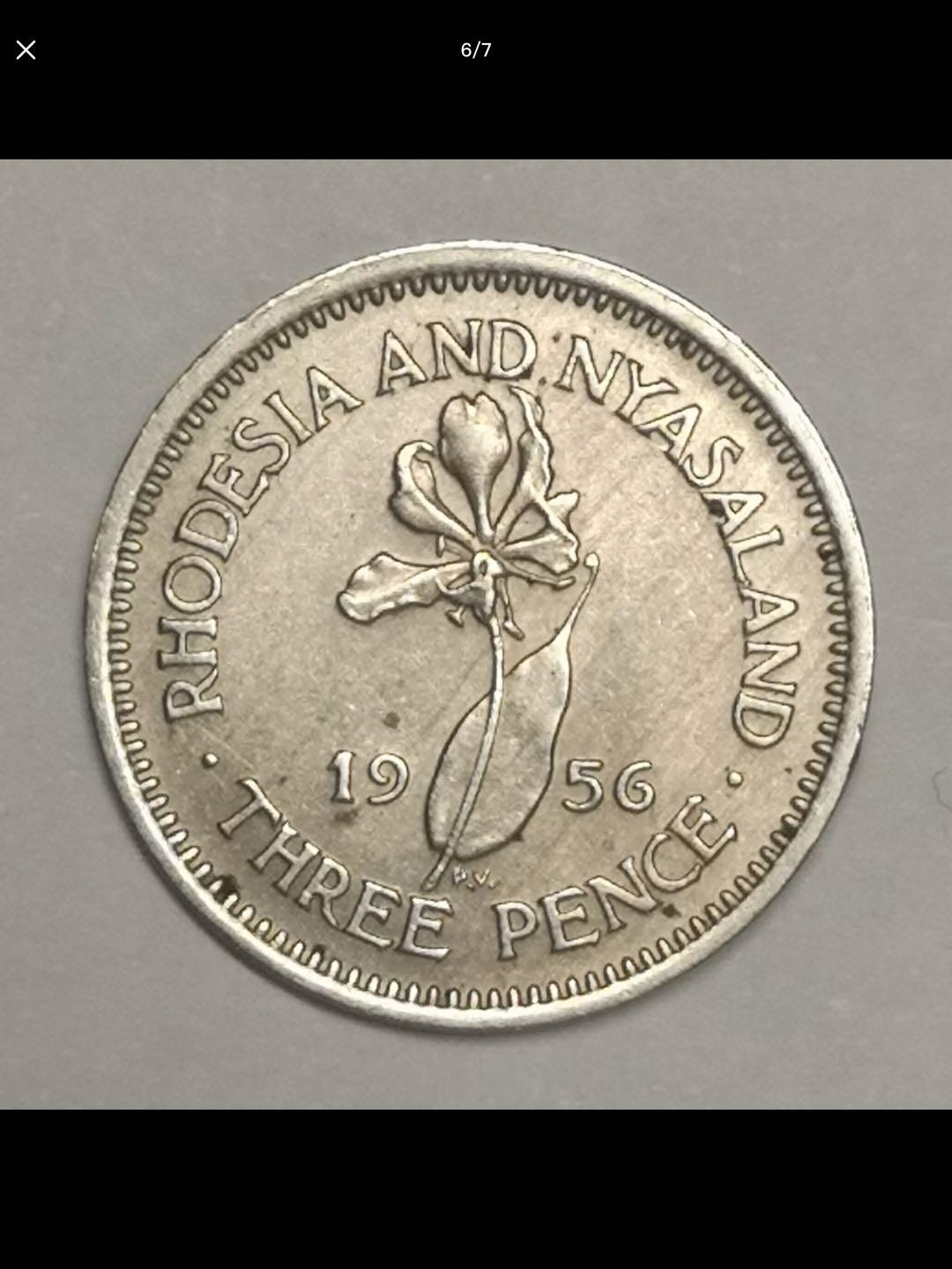 罗德西亚和尼亚萨兰联邦的中孔机制币