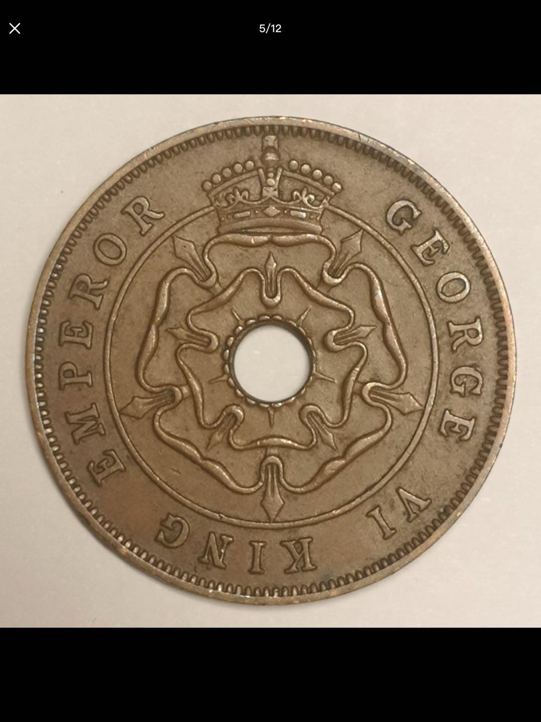 英属南罗得西亚的中孔机制币