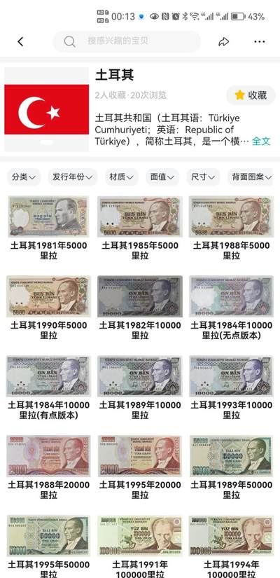 外钞图鉴开始更新啦！