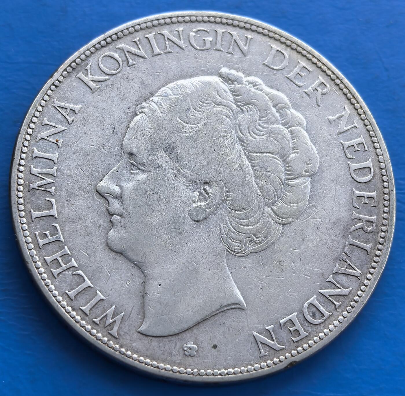 荷兰1930年2.5盾银币