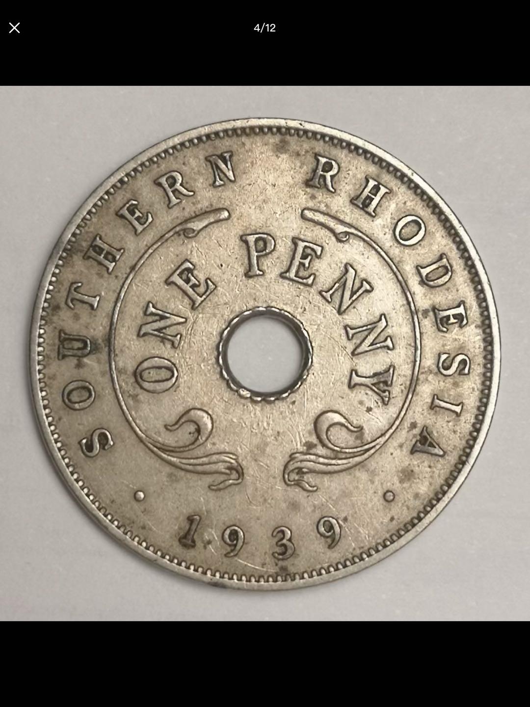 英属南罗得西亚的中孔机制币