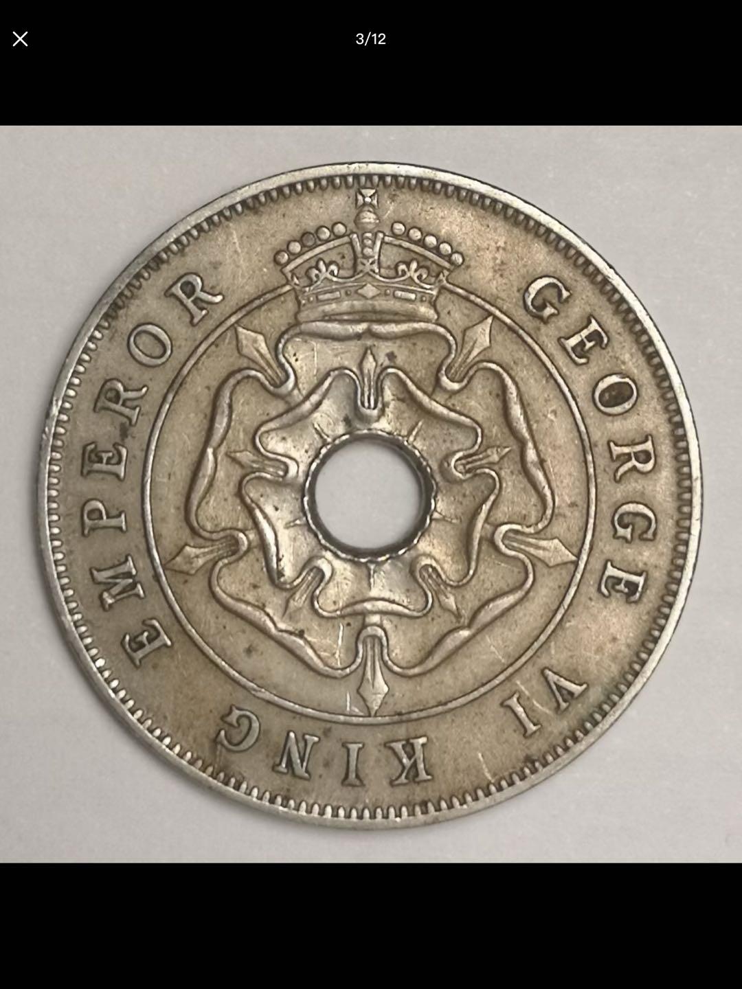 英属南罗得西亚的中孔机制币