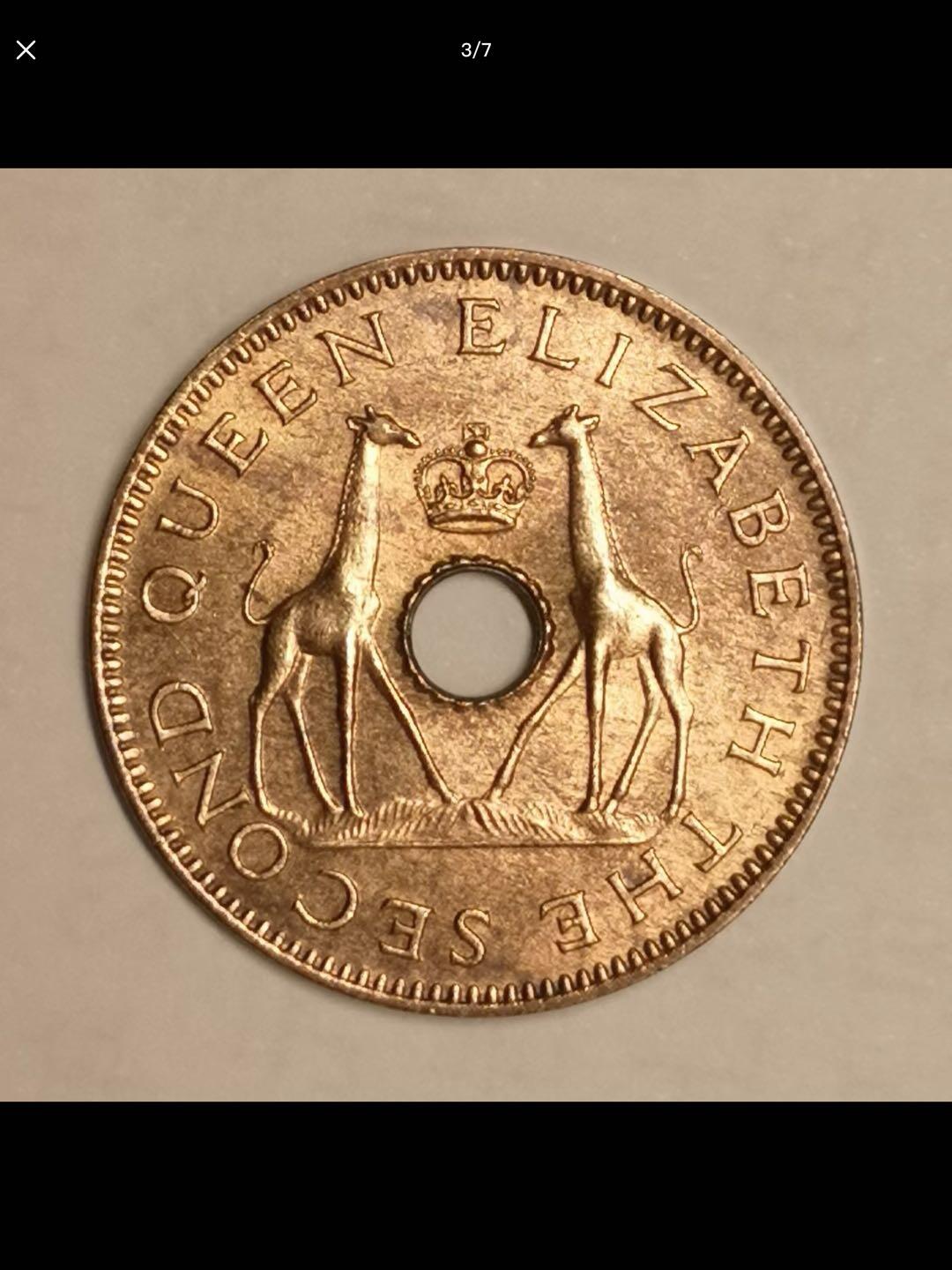 罗德西亚和尼亚萨兰联邦的中孔机制币