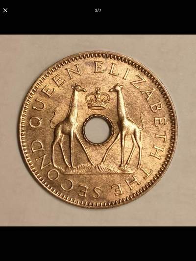 罗德西亚和尼亚萨兰联邦的中孔机制币