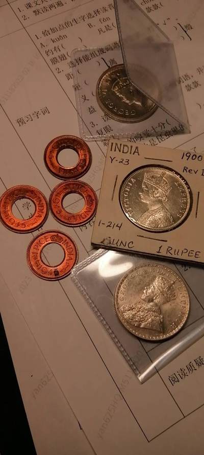 冲积分-英系原光铜币