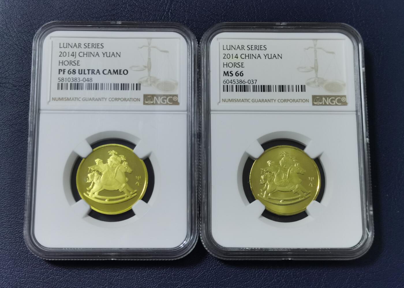 一轮生肖马纪念币