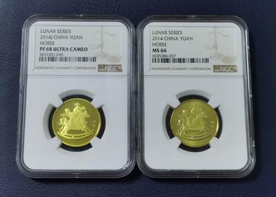 一轮生肖马纪念币