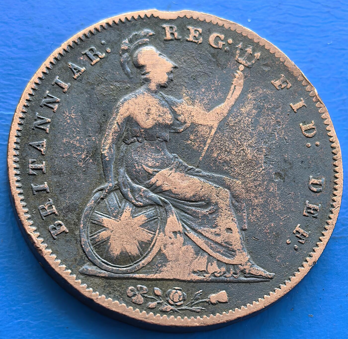 英国1853年大便士直径34mm,重19克