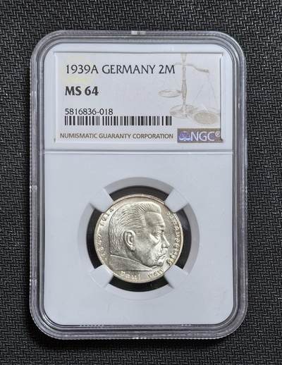 兴登堡2马克银币