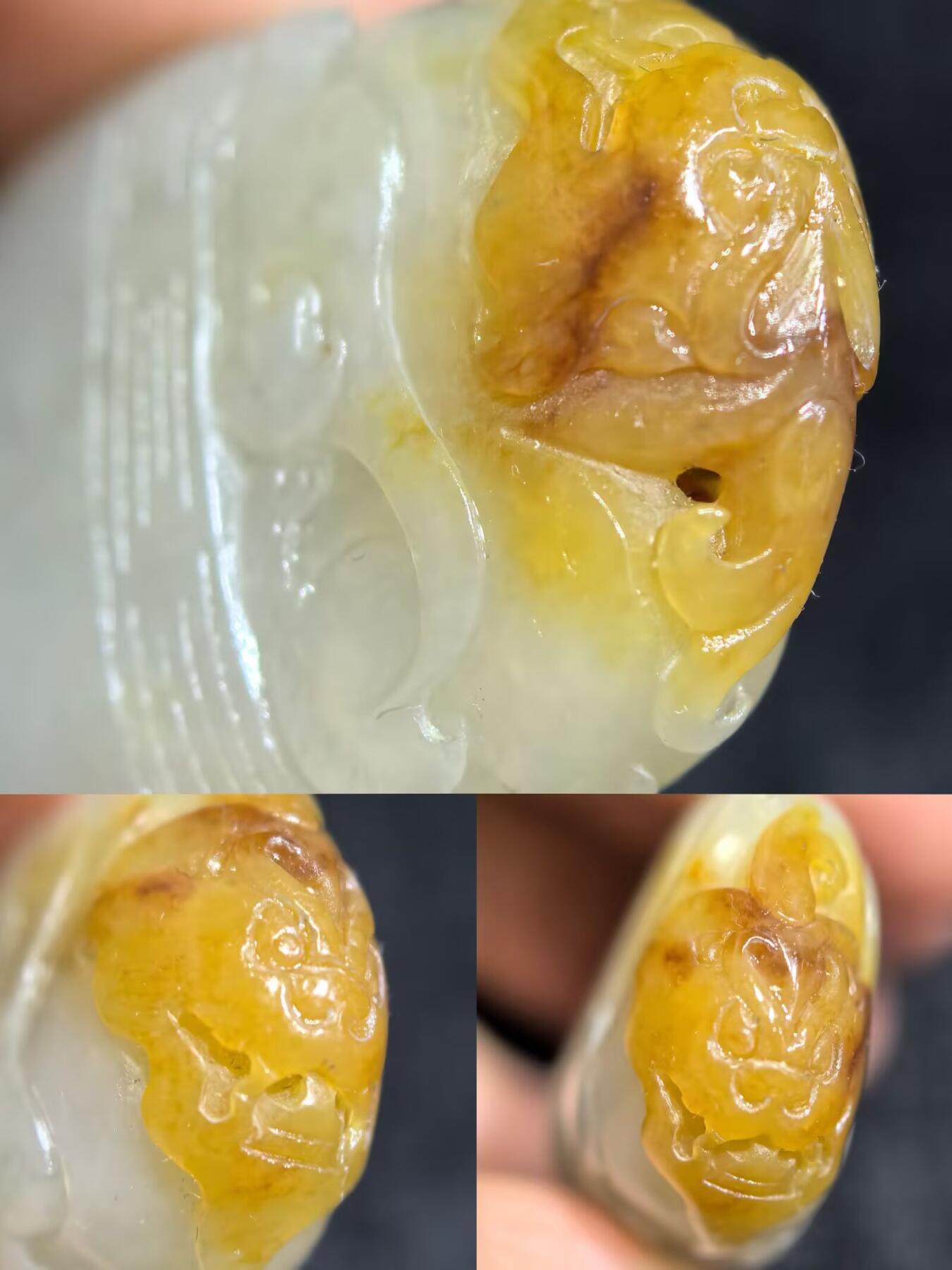 新疆喀什和籽料俏色巧雕貔貅吊坠挂件项链男女款，原皮原色表皮可见天然毛孔撞击坑等，自带国检证书，尺寸：4.1cm*2.3cm*1.2cm克重：19g