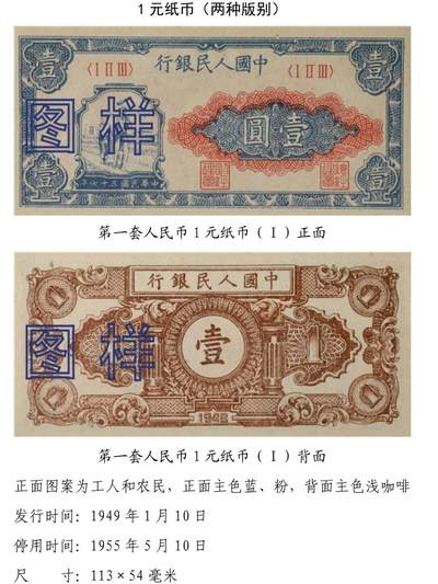 共和国第一套人民币01