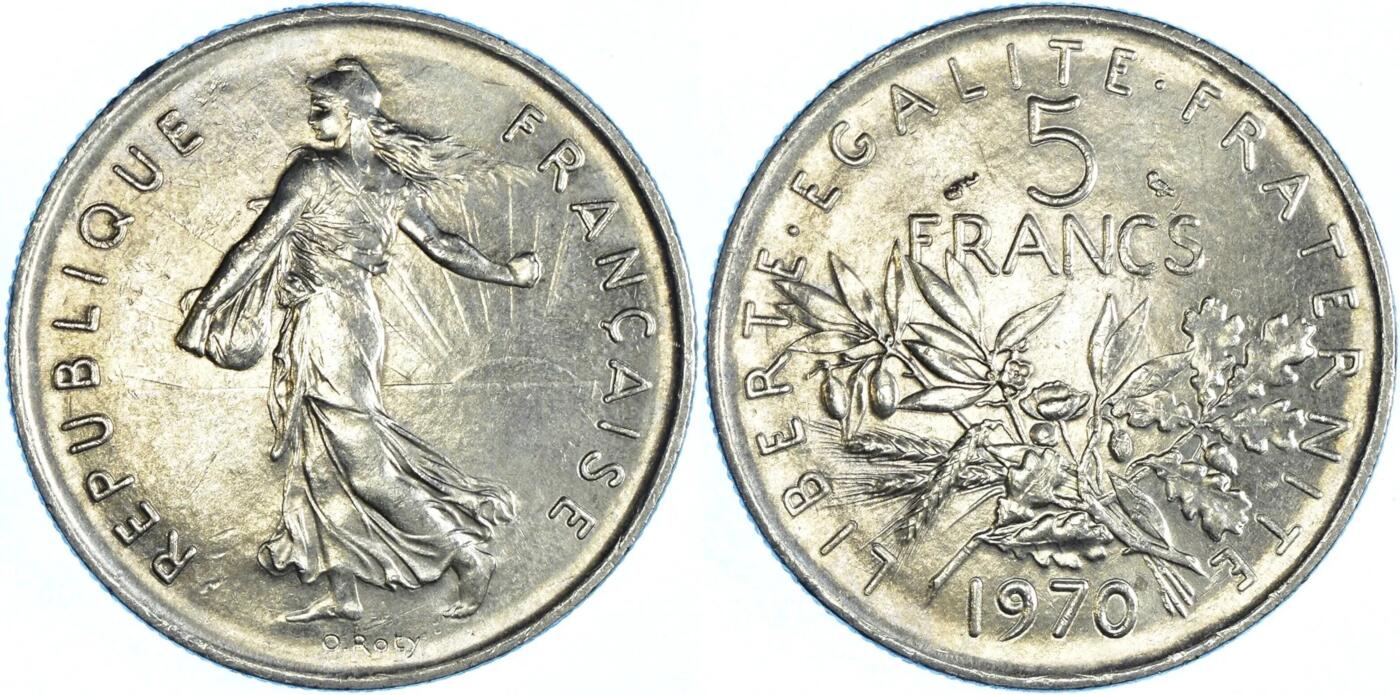 法郎硬币上的“玛丽安娜”