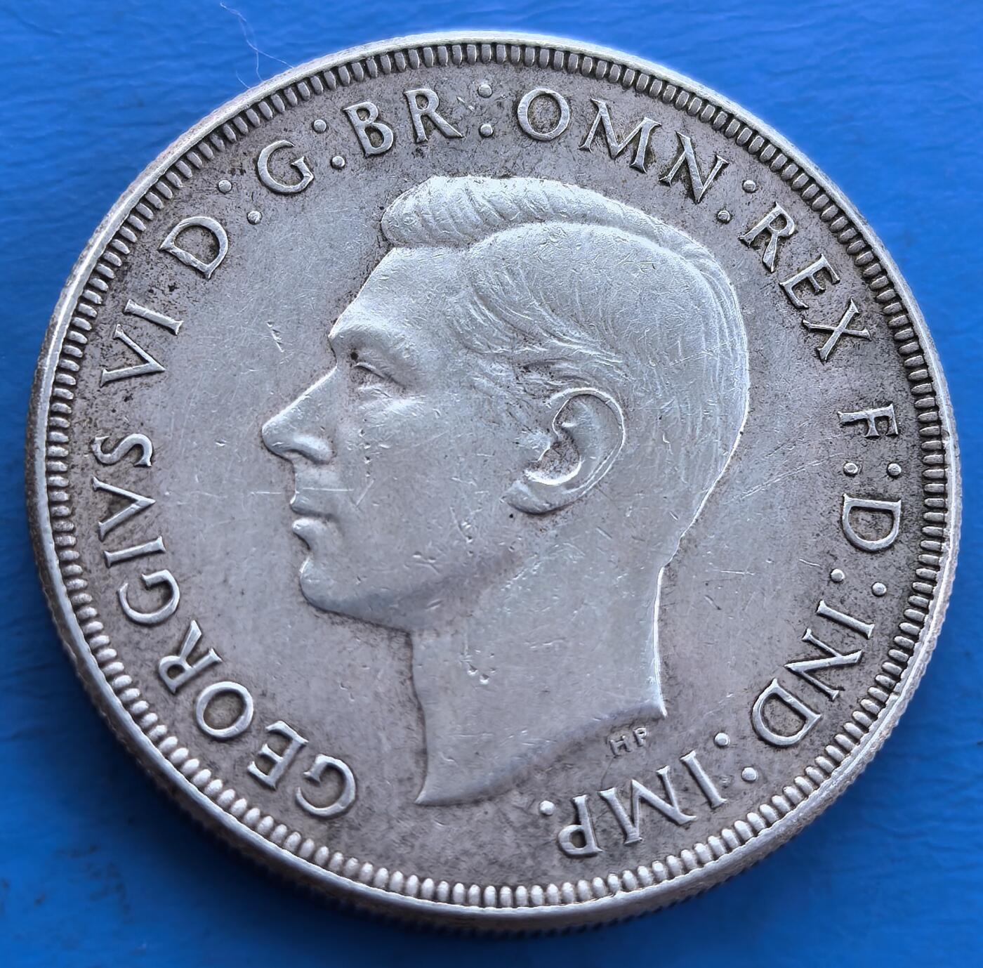 澳大利亚1937年高银皇冠克朗型大银币